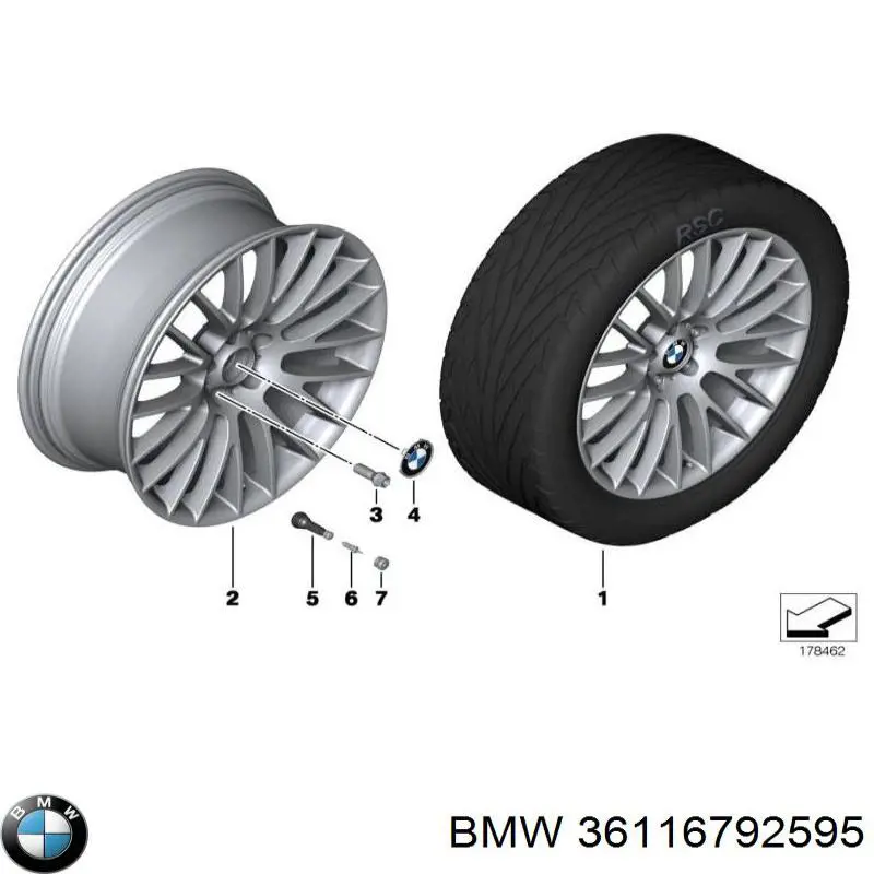 36116792595 BMW Оригинальные диски
