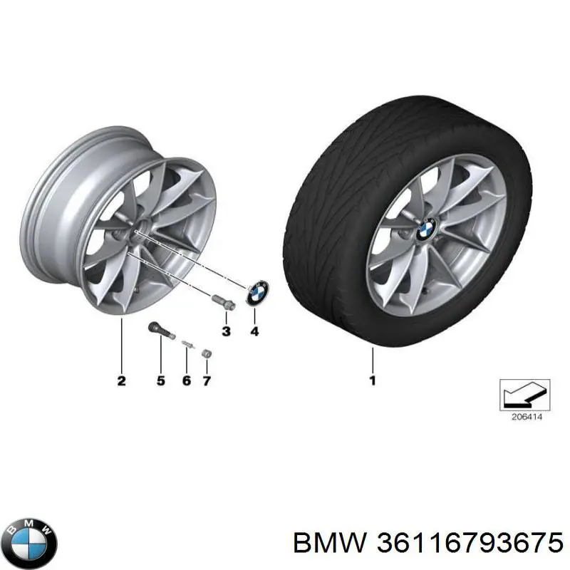 36116793675 BMW Оригинальные диски