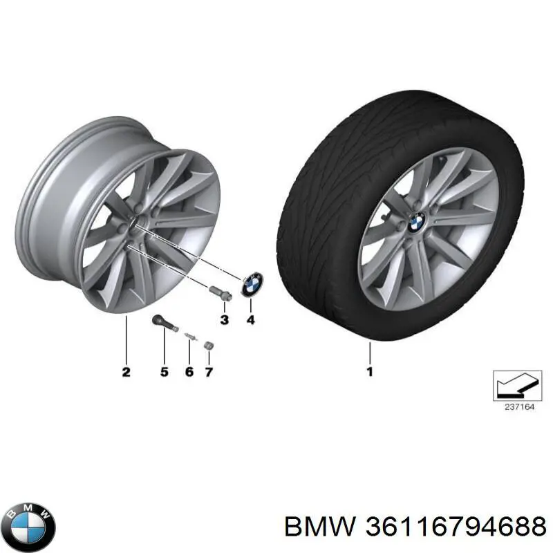 36116794688 BMW Оригинальные диски