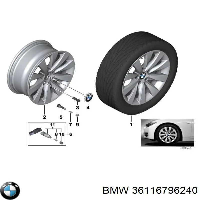 36116796240 BMW 