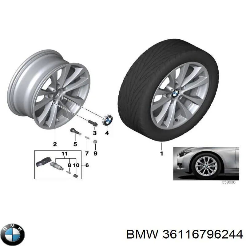 36116796244 BMW 