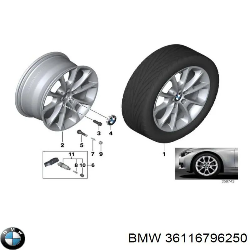 36116796250 BMW 
