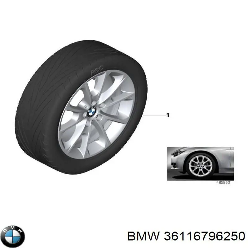  BMW 36116796250 цена, от 445.79 USD