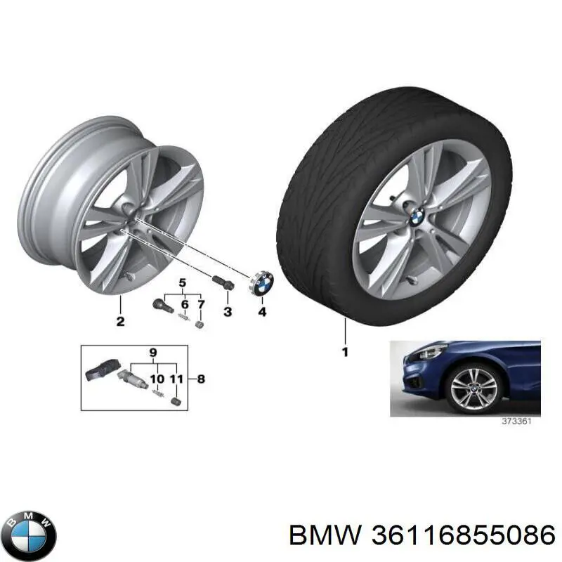 36116855086 BMW 