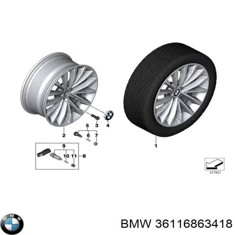 36116863418 BMW 