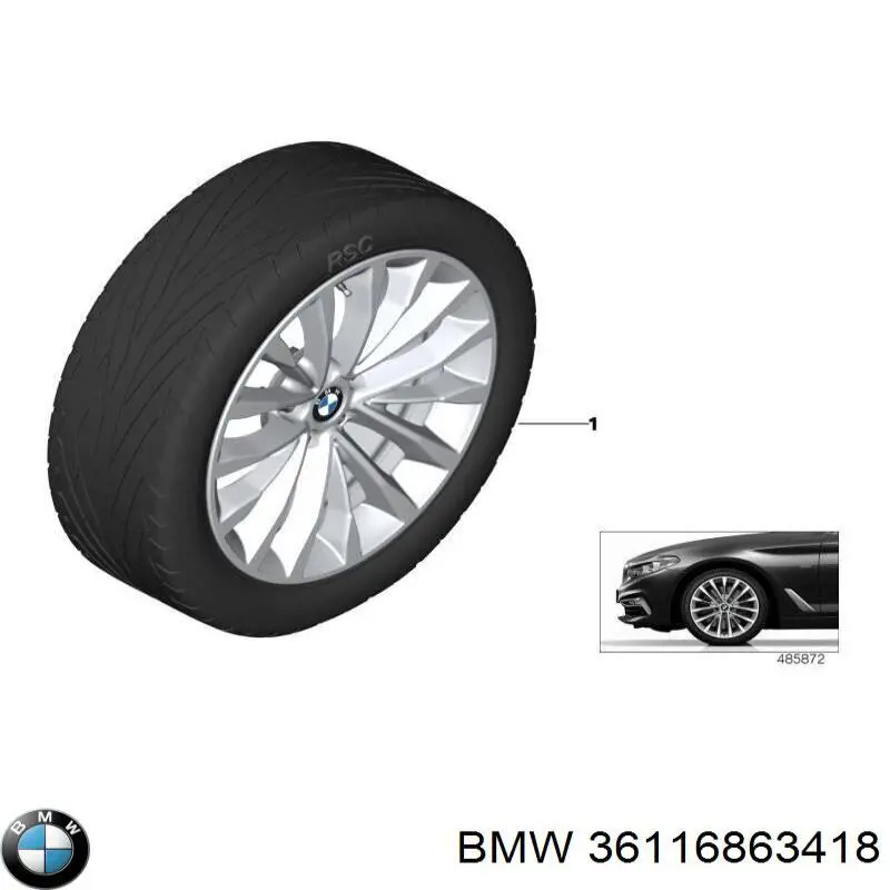  BMW 36116863418 цена, от 141.08 USD
