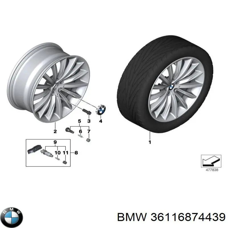  BMW 36116874439 цена, от 405.42 USD