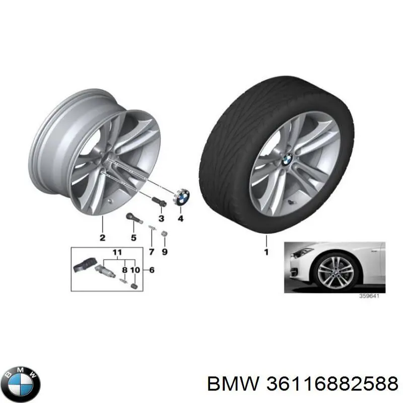 36116882588 BMW Оригинальные диски