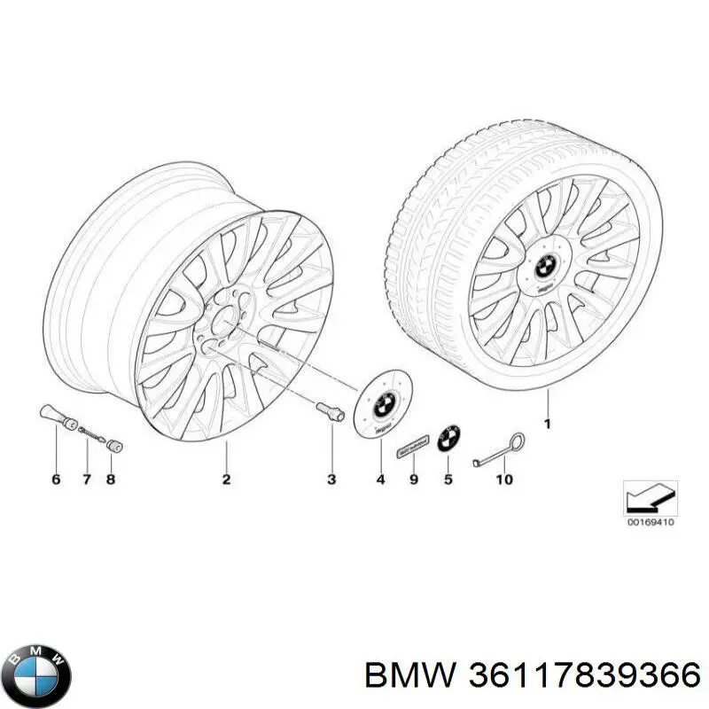 36117839366 BMW Оригинальные диски