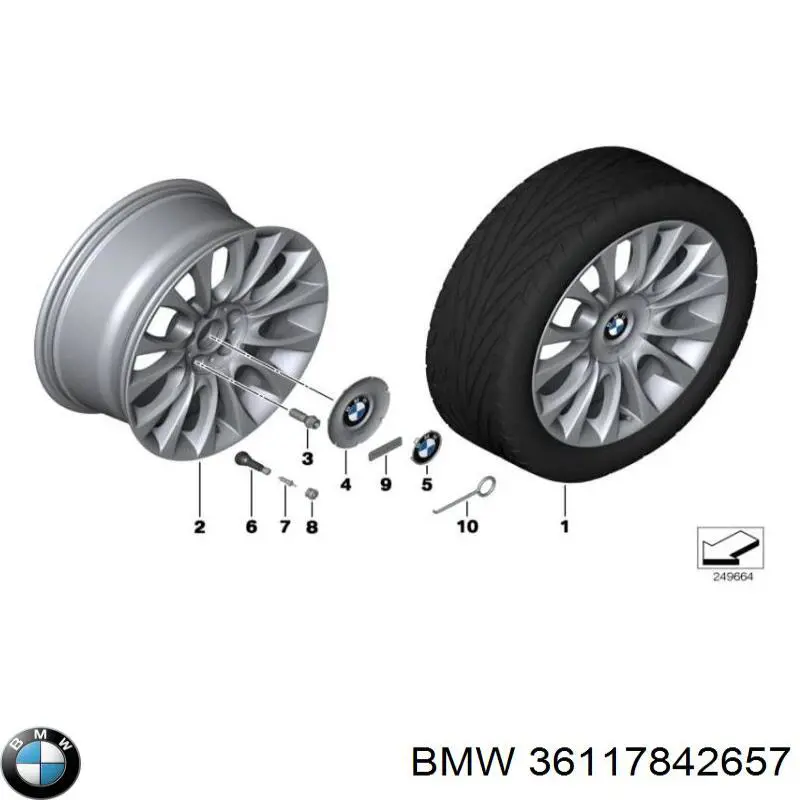 36117842657 BMW Оригинальные диски