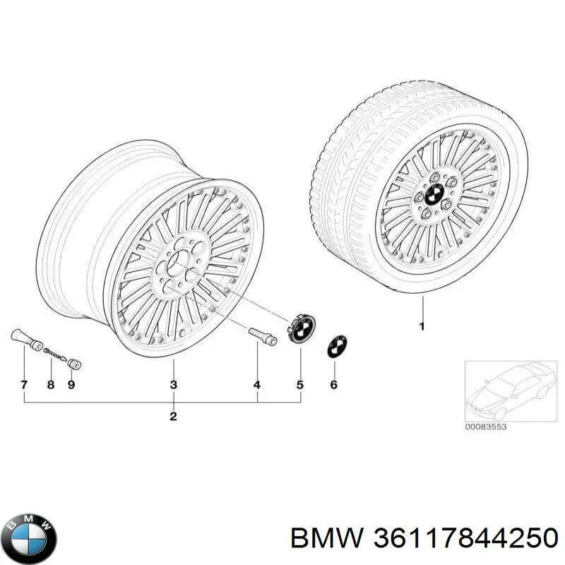 BMW 36117844250 цена, от 253.39 USD