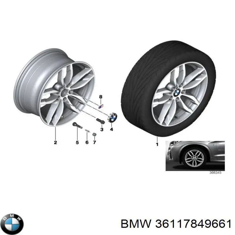 36117849661 BMW Оригинальные диски