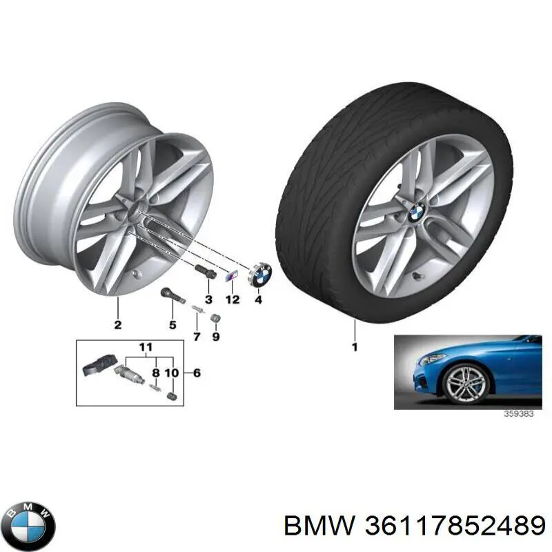  BMW 36117852489 цена, от 316.73 USD