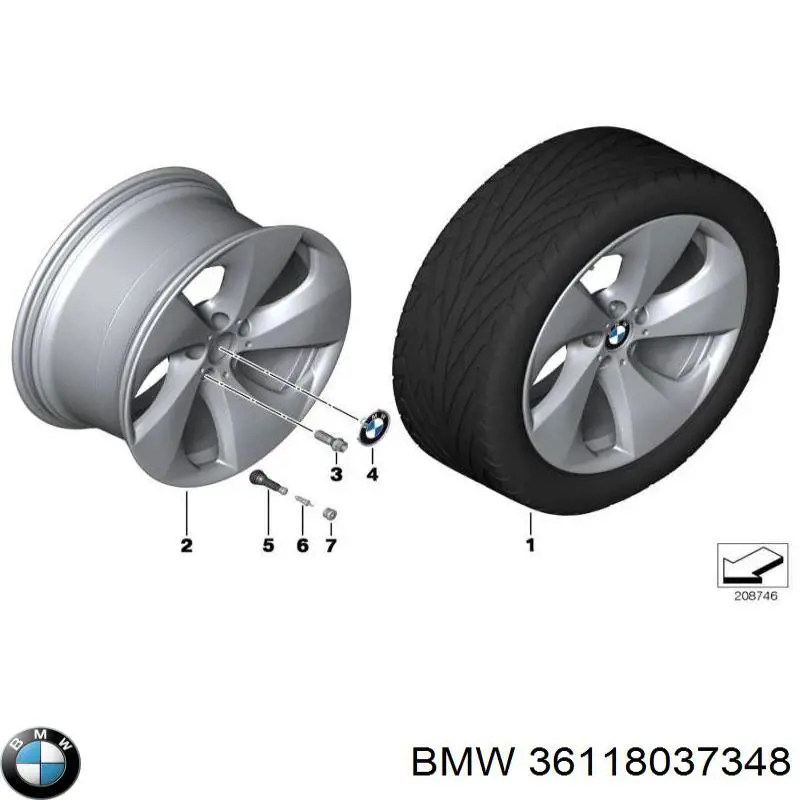 Диски BMW 36118037348 цена, от 917.15 USD