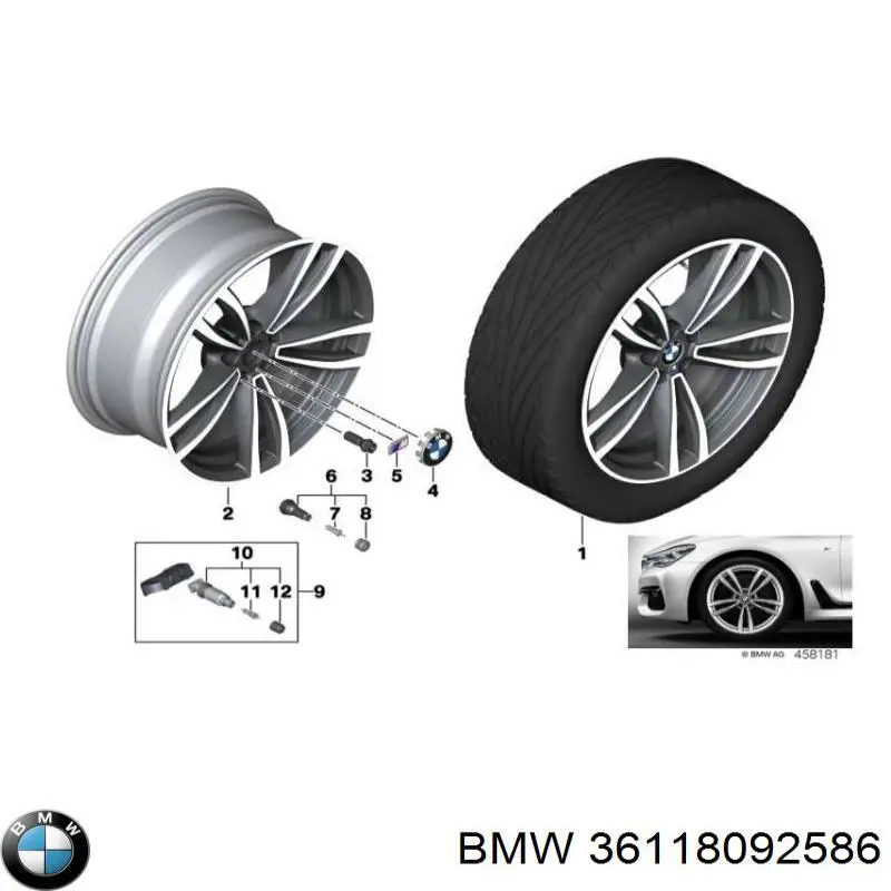 Диски BMW 36118092586 цена, от 418.09 USD