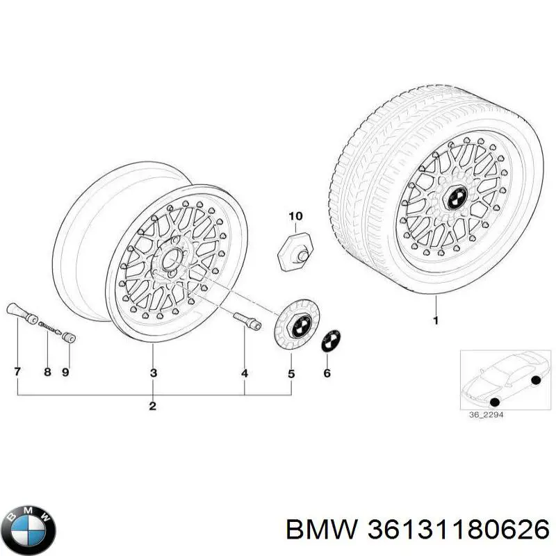  36131180626 BMW