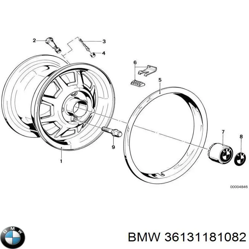  BMW 36131181082 цена, от 7.80 USD