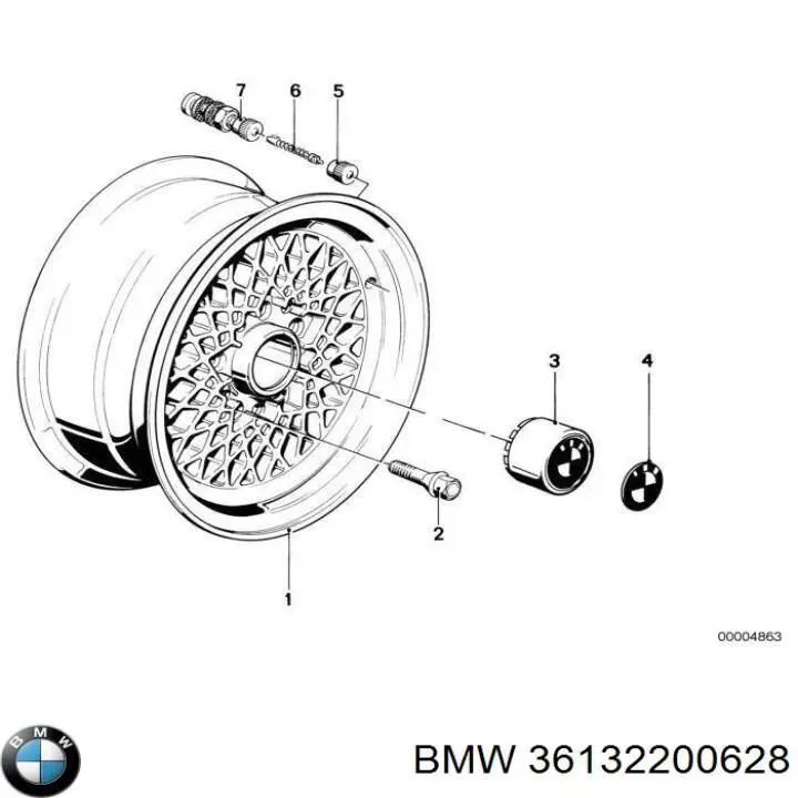  36132200628 BMW