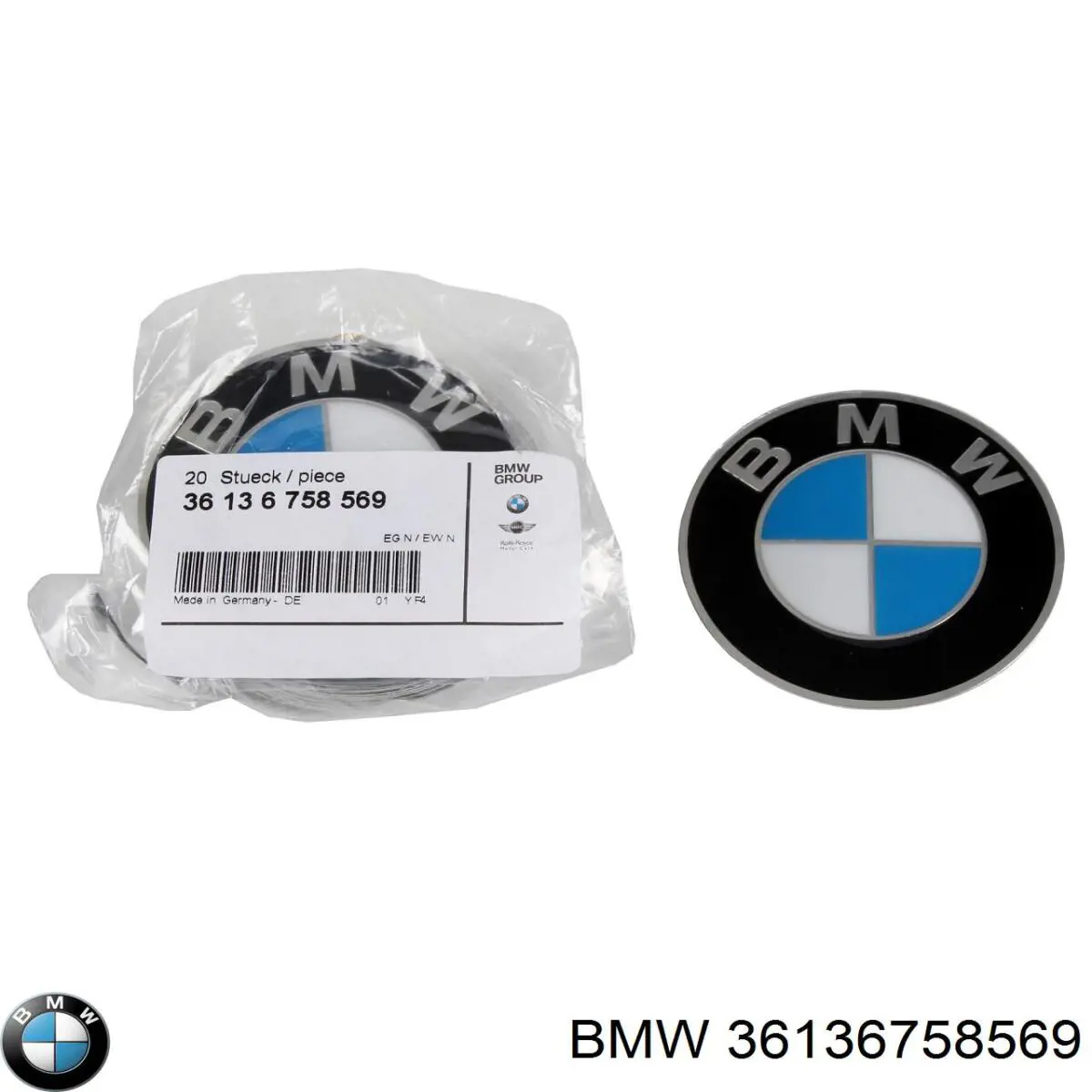 Tapacubo rueda 36136758569 BMW