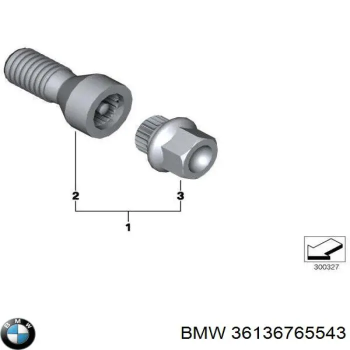  BMW 36136765543 цена, от 14.25 USD