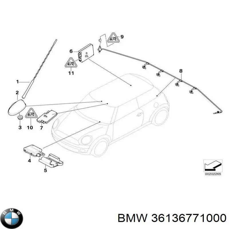  BMW 36136771000 цена, от 46.29 USD