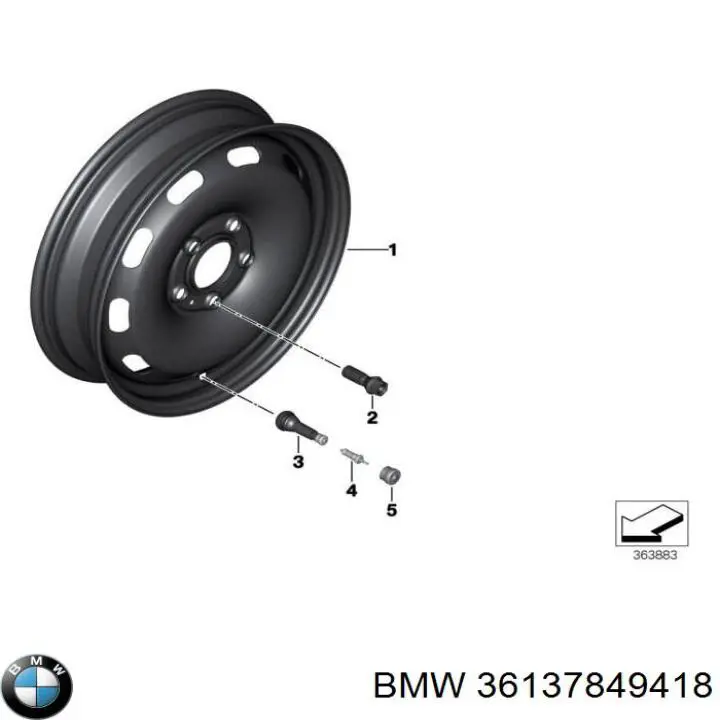 Купить 36137849418 BMW 