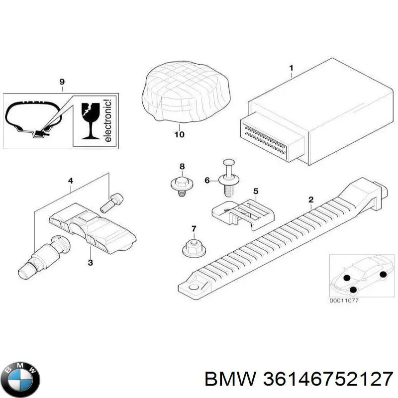  BMW 36146751371 цена, от 11.26 USD
