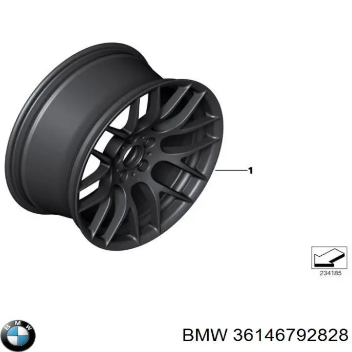 Датчик давления в шинах 36146792828 BMW