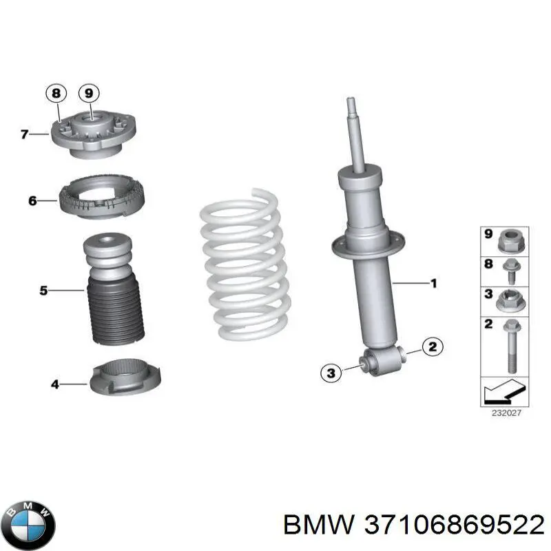 Купить 37106869522 BMW 