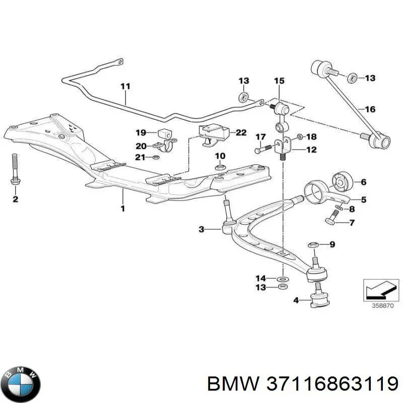 Амортизатор передней подвески левой BMW 37116863119 цена, от 234.38 USD