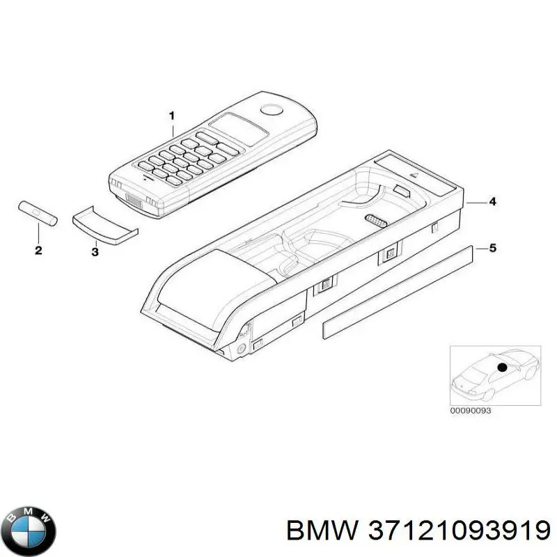 Купить 37121093919 BMW Амортизатор задней подвески