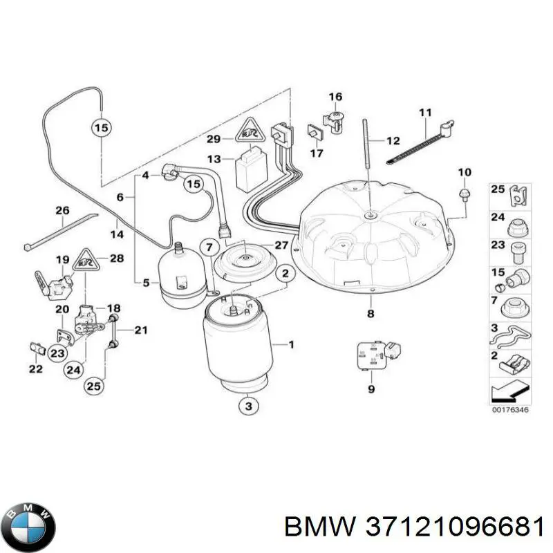 Купить 37121096681 BMW 