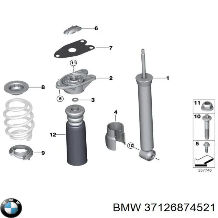  BMW 37126874521 цена, от 91.81 USD