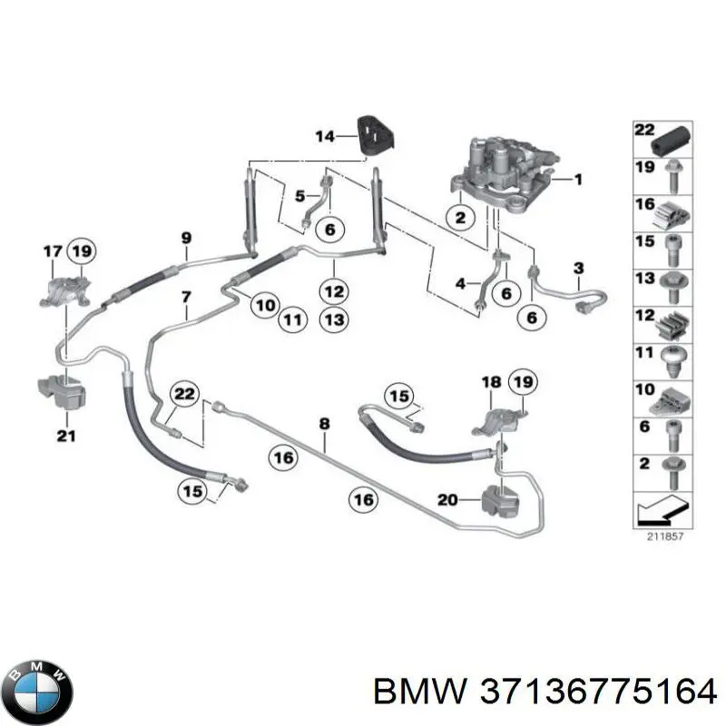  BMW 37136775164 цена, от 53.61 USD