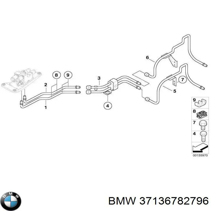 Купить 37136782796 BMW 