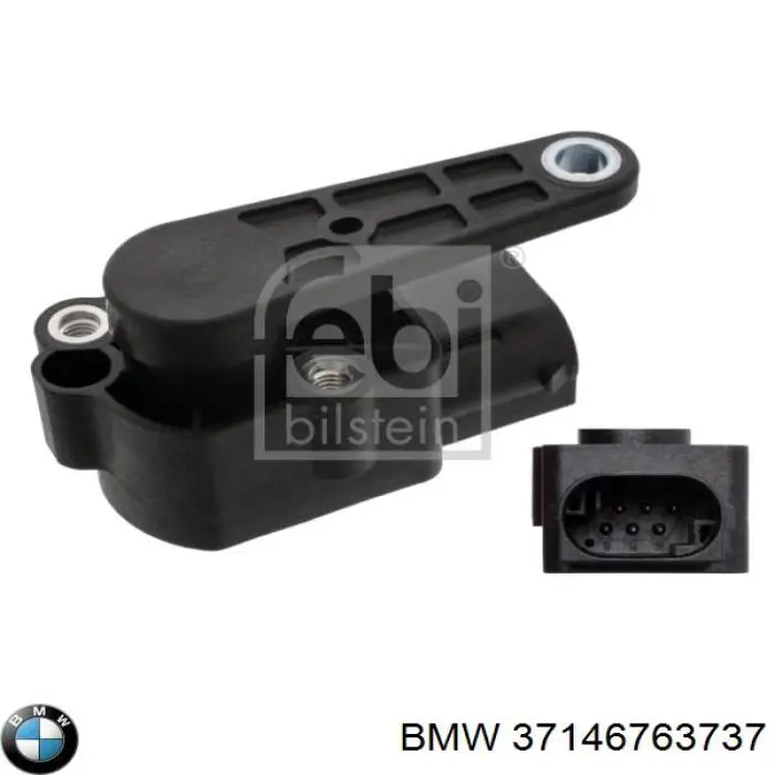 37146763737 BMW sensor traseiro do nível de posição de carroçaria