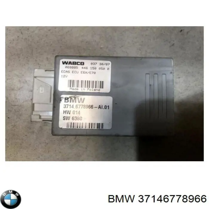 Unidade de controlo de suspensão pneumática para BMW X5 (E70)