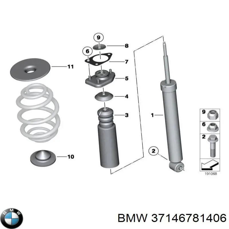 Датчик продольного ускорения BMW 37146776213 цена, от 19.00 USD