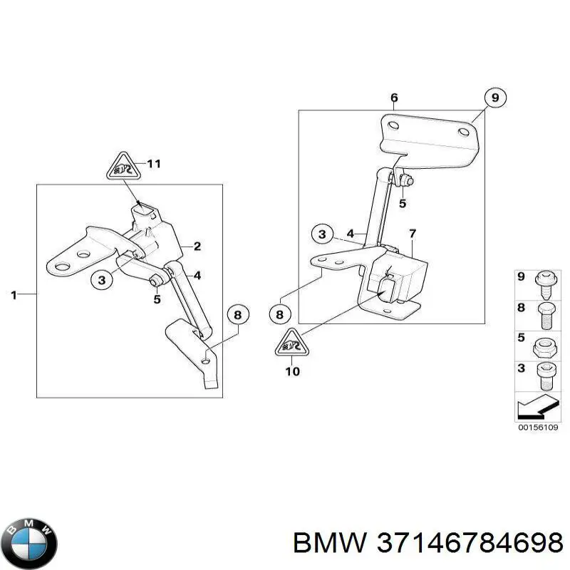 Купить 37146784698 BMW Датчик положения кузова