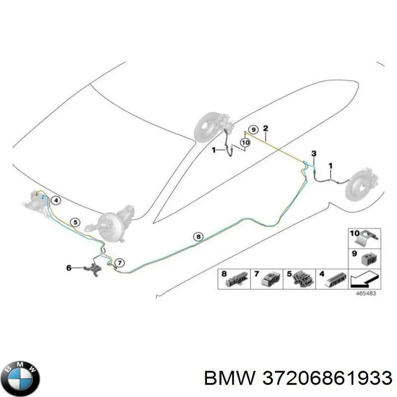  BMW 37206861933 цена, от 46.05 USD