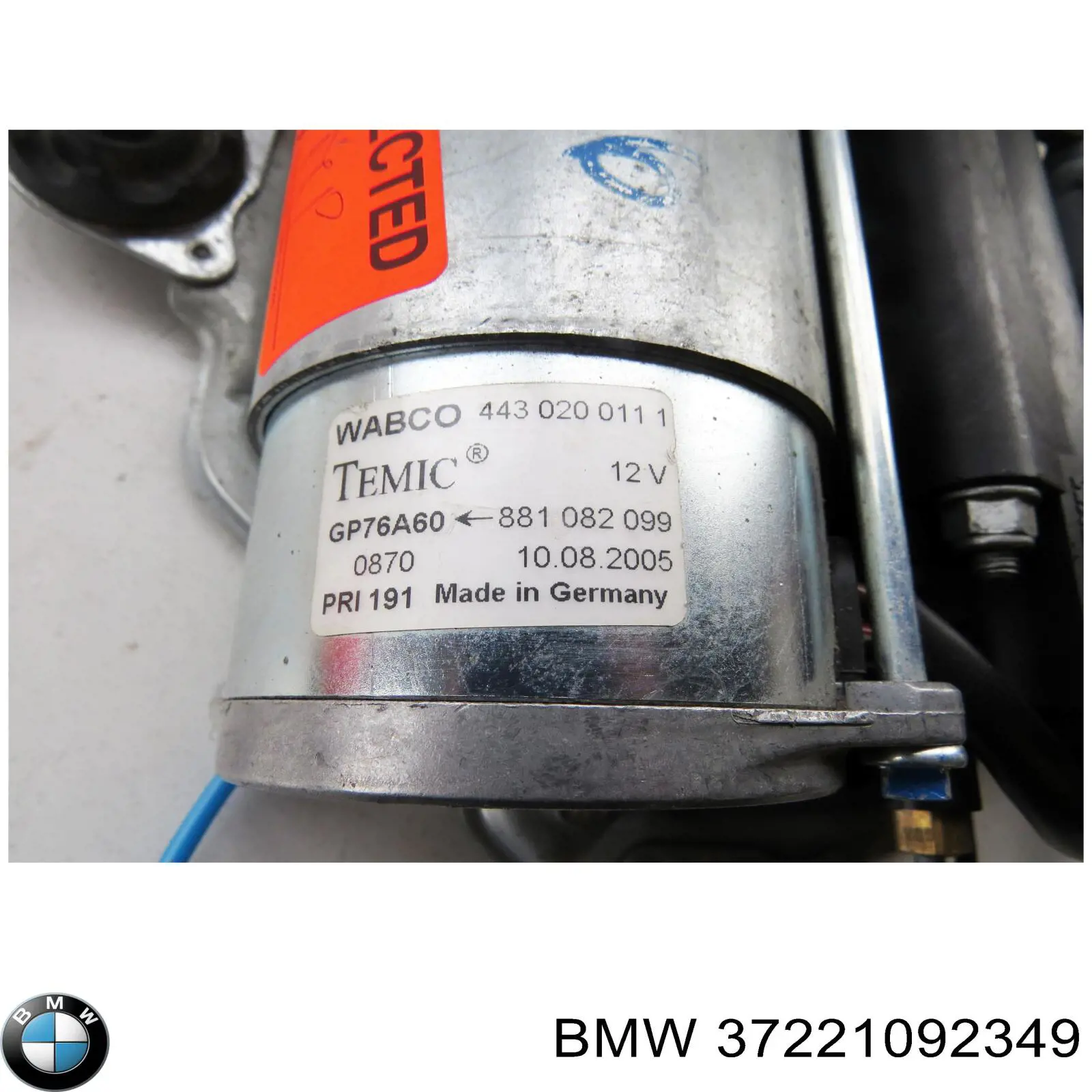 Компрессор пневмоподкачки (амортизаторов) BMW 37221092349