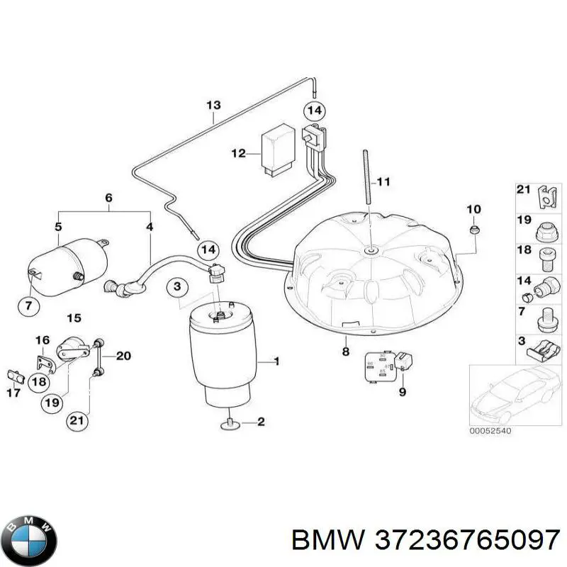  BMW 37236765097 цена, от 24.07 USD
