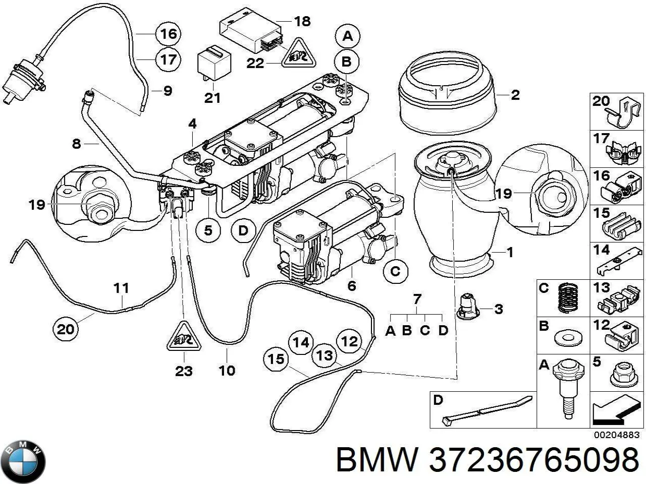 Купить 37236765098 BMW 