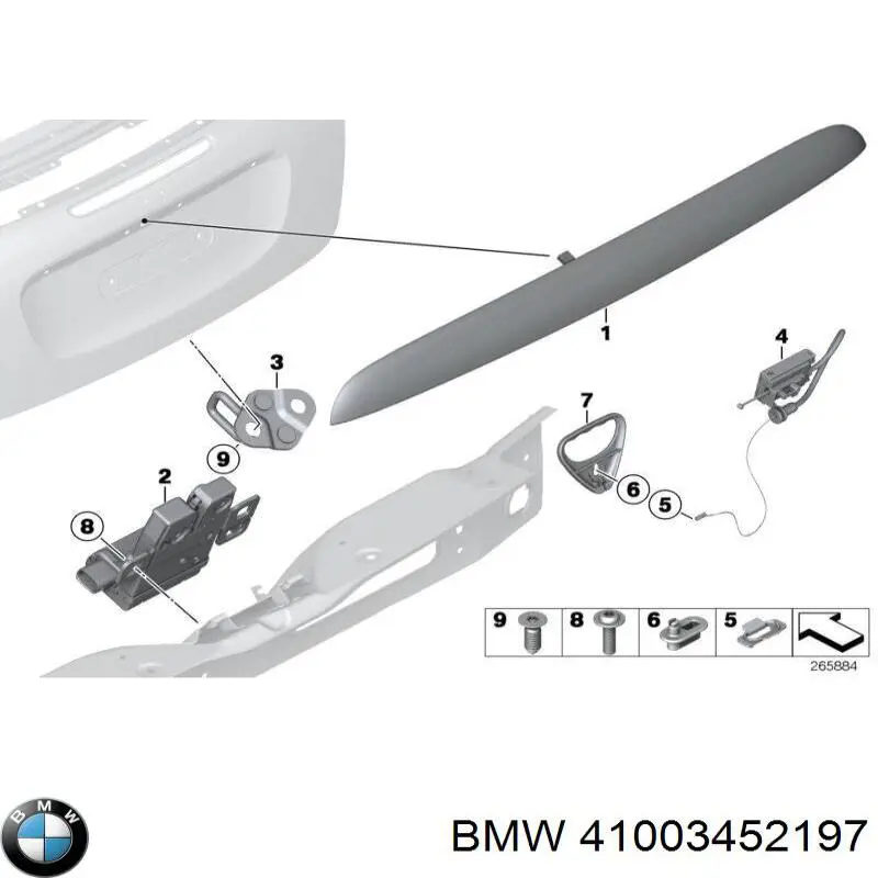 Porta traseira (3ª/5ª porta-malas (tampa de alcapão) BMW X3  E83