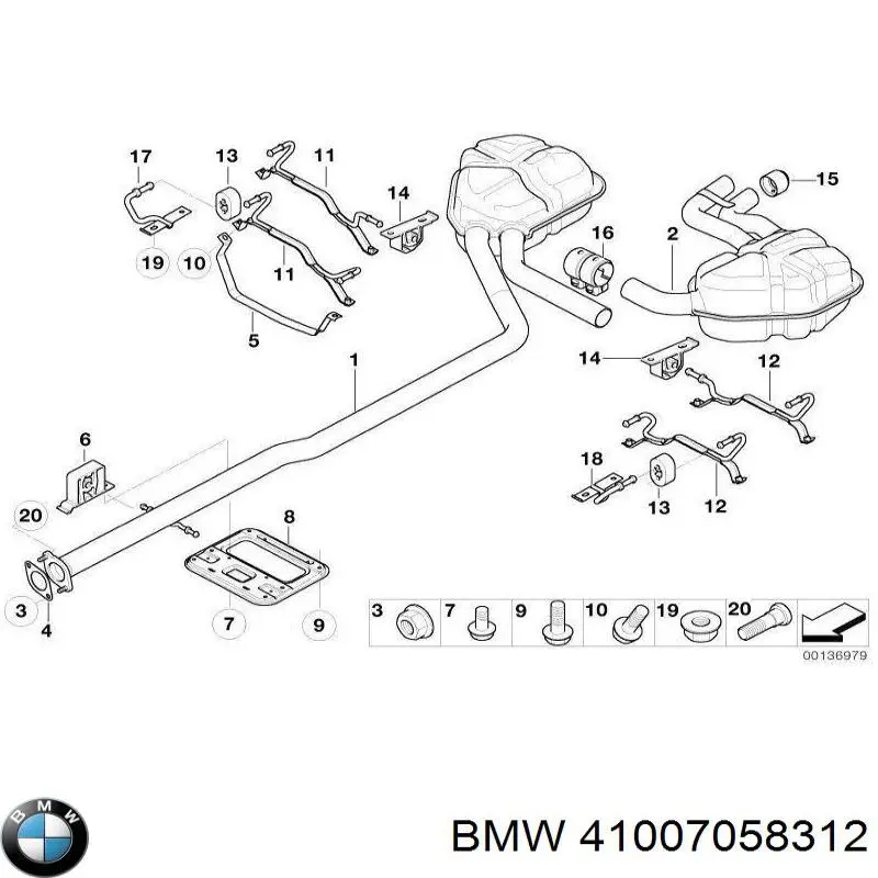 Купить 41007058312 BMW 