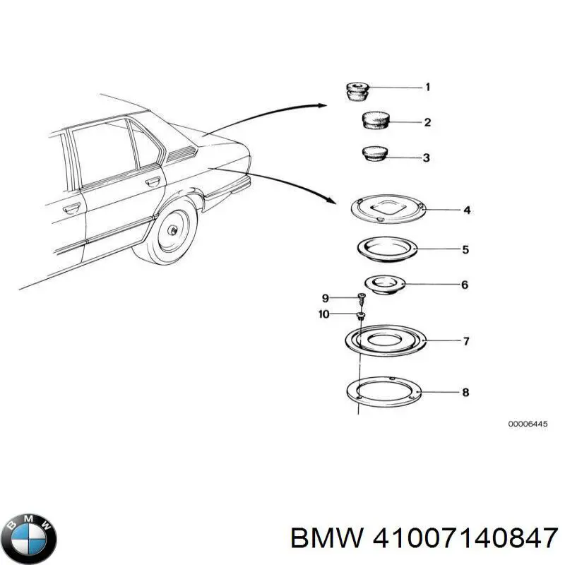 Купить 41007140847 BMW Ремкомплект тормозного цилиндра