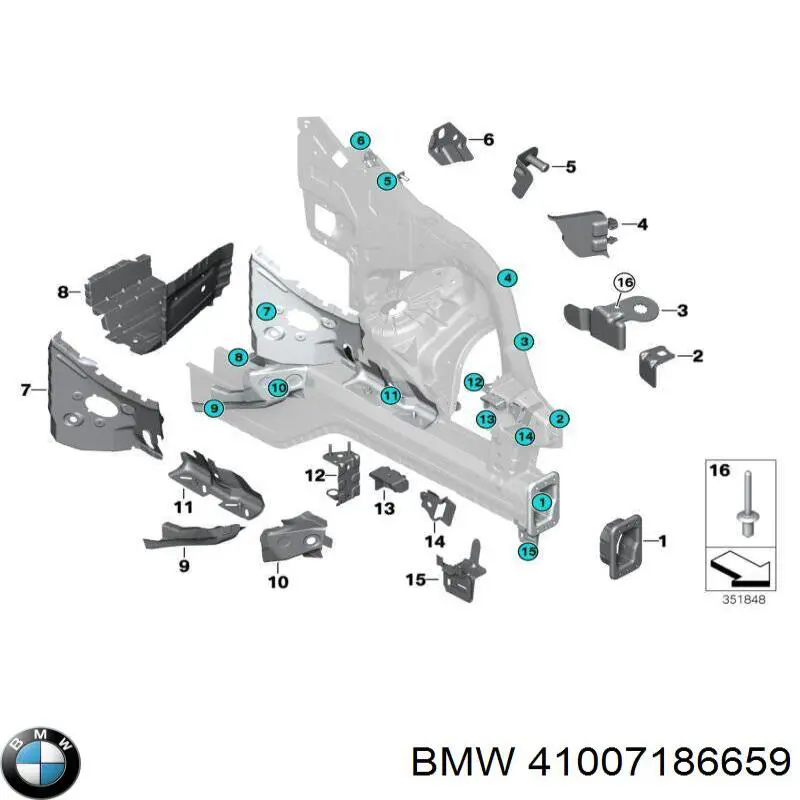 41007186659 BMW 