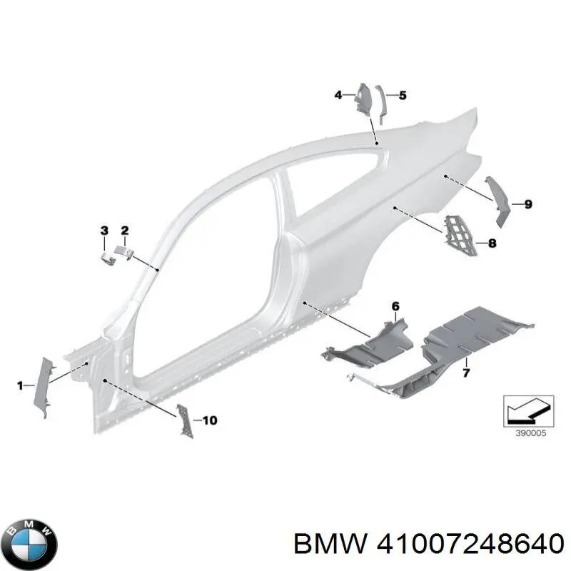  BMW 41007248640 цена, от 16.47 USD