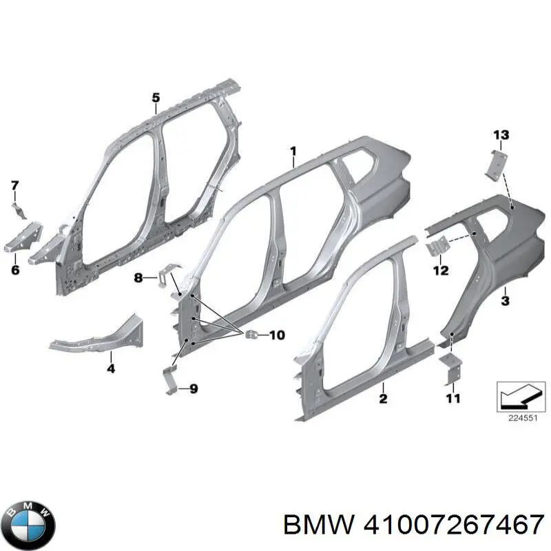  41007267467 BMW