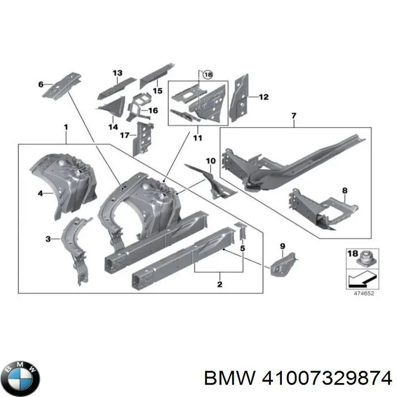 41007329874 BMW 
